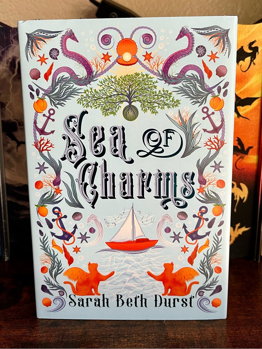 Sea of Charms Owlcrate Exclusive Hardcover by Sara Beth Durst Signed